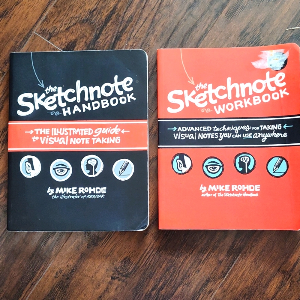 The Sketchnote Handbook + The Sketchnote Workbook